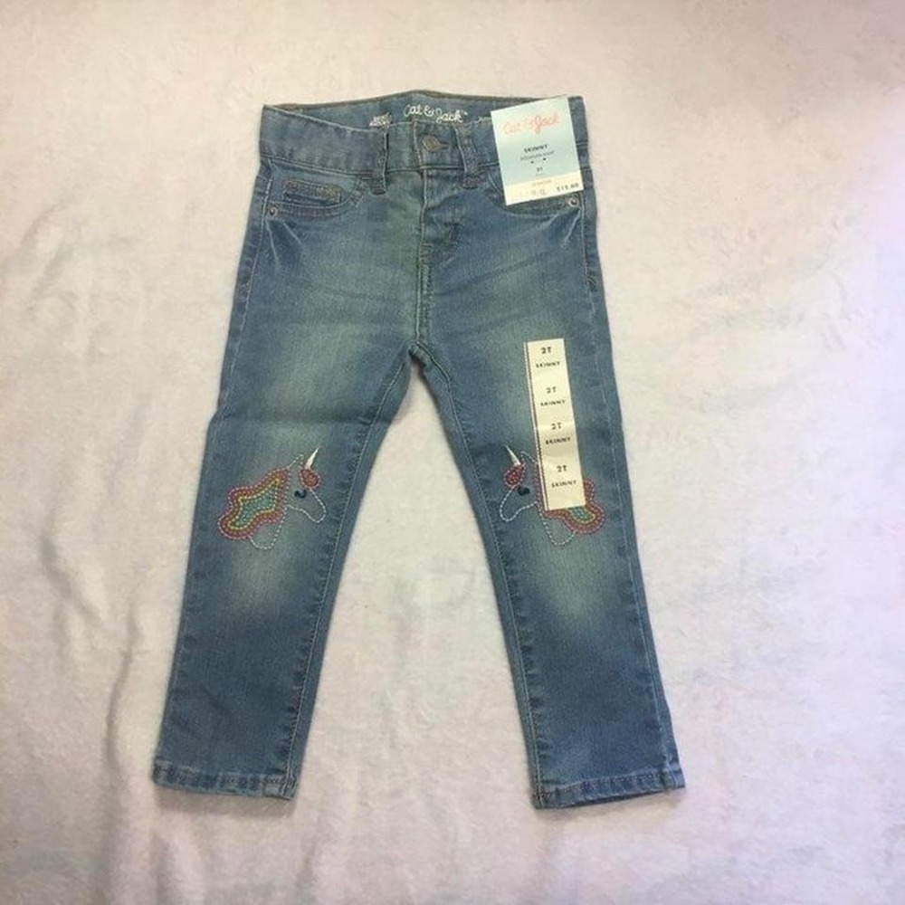 New unicorn Jeans 2T denim straight leg